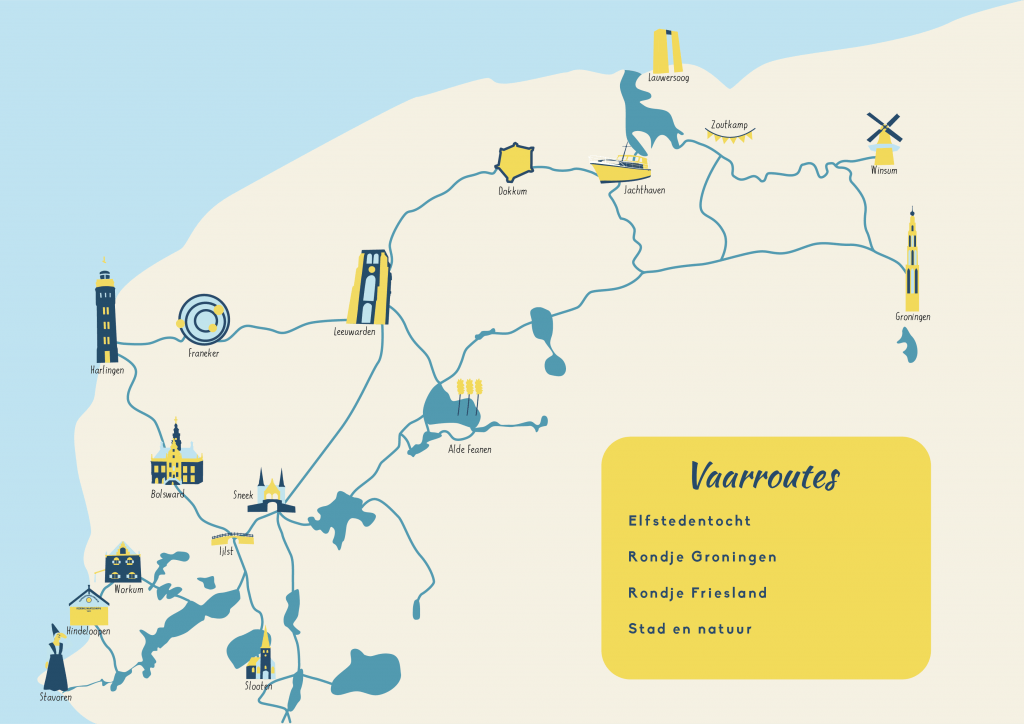 Vaarkaart Varen met Sil