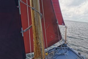 Platbodem Stoarm zeilen op het Wad - 2