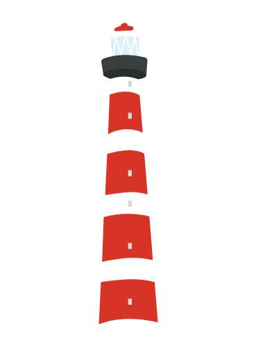 De vuurtoren van Ameland